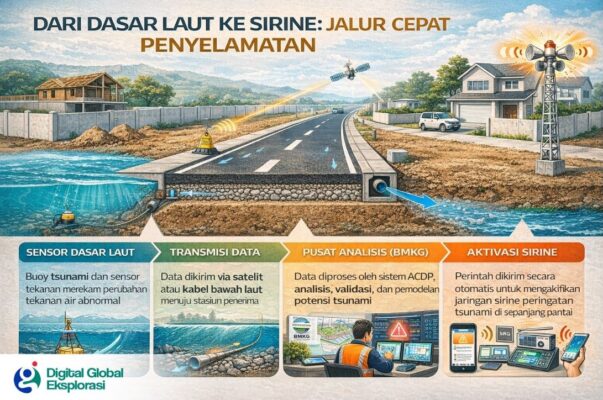 Sistem Peringatan Dini Tsunami Berbasis Hidrografi, Dari ADCP hingga Sirine
