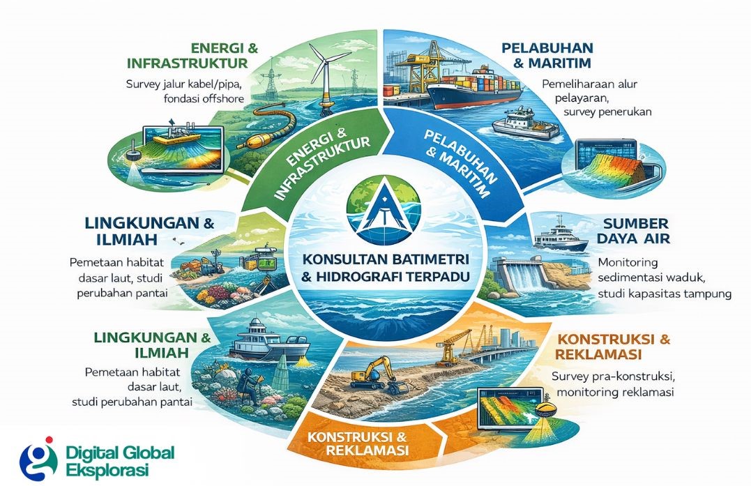 Jasa Batimetri Lengkap oleh Konsultan Pemetaan, Kami Rekomendasinya