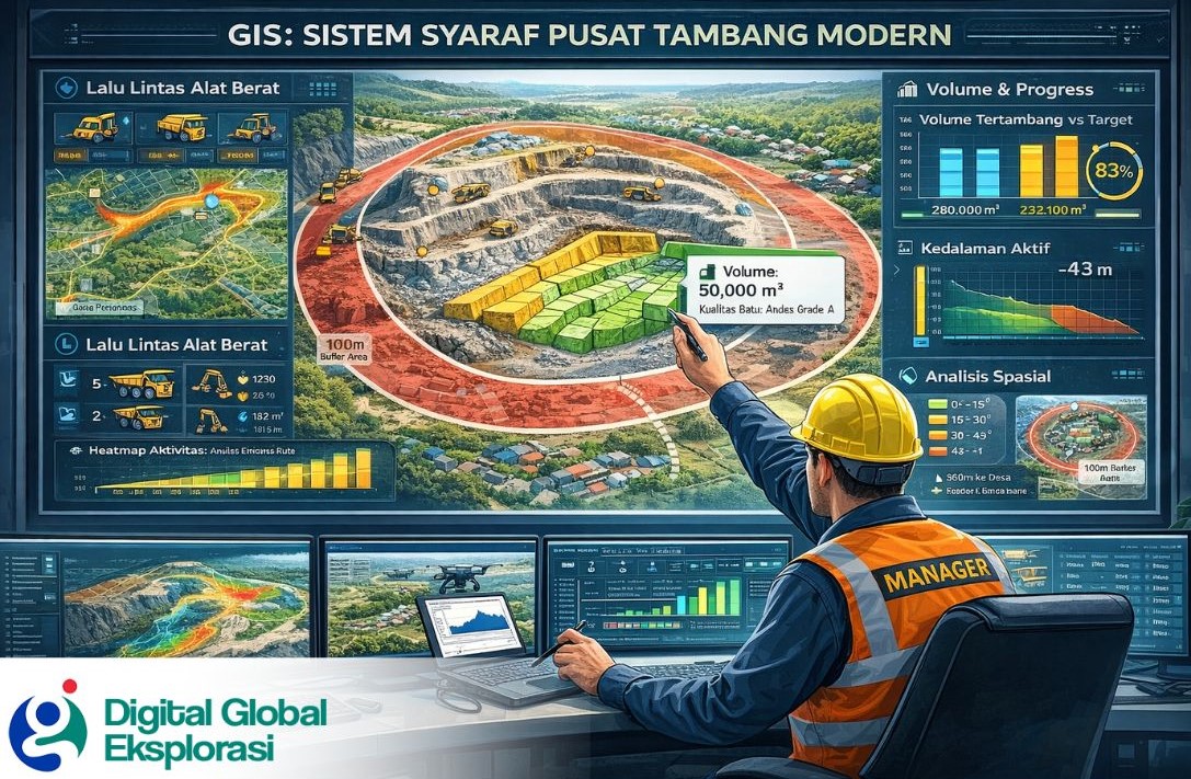 Penerapan GIS dalam Manajemen Tambang Galian C, Berikut Efisiensi Operasi dan Analisis Spasial