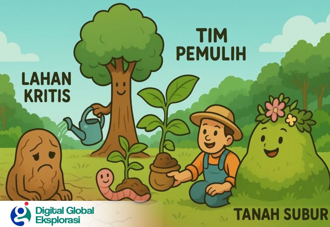 Pemulihan Lahan Kritis dengan Sistem Agroforestri, ini Caranya Buat Kesuburan Tanah Pemulihan Lahan Kritis dengan Sistem Agroforestri, ini Caranya Buat Kesuburan Tanah