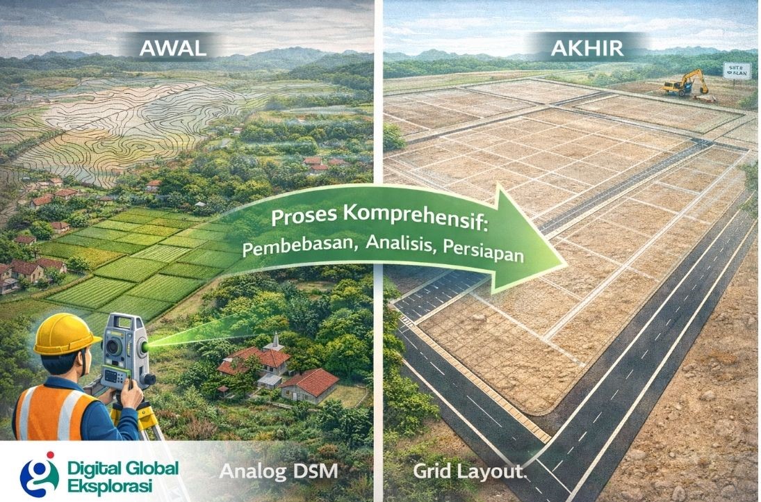 Biaya Pembebasan dan Persiapan Lahan, ini Kalkulasinya Menggunakan Peta Kontur dari DSM