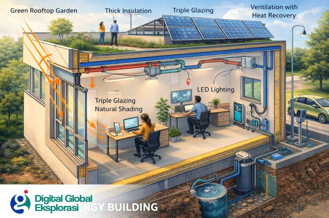 Net Zero Energy Building, ini Kriterianya dan Standar Global Terbaru 2026