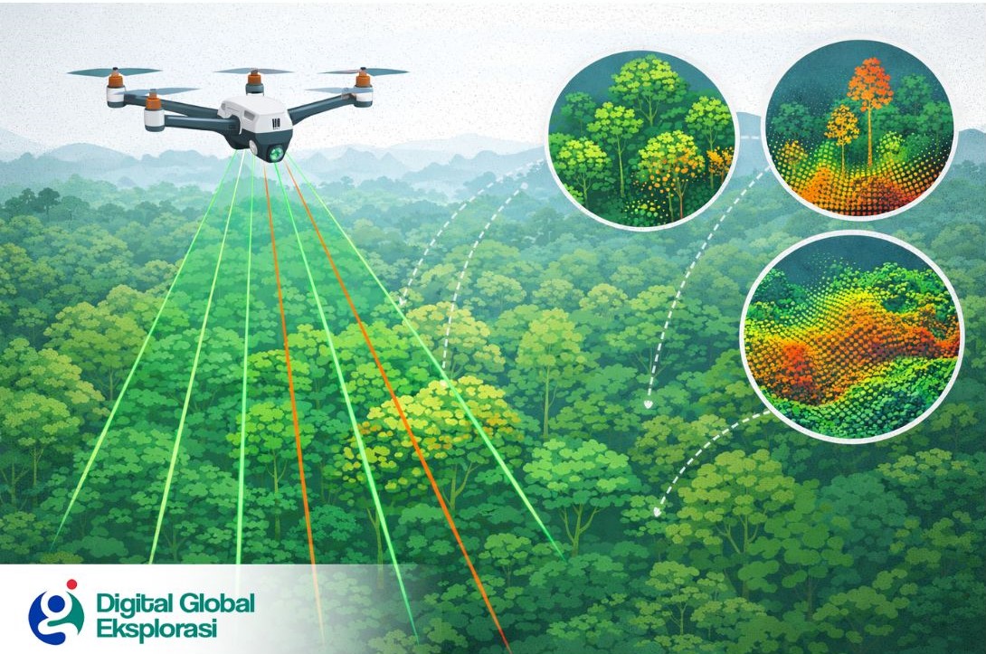 Sistem Drone LiDAR untuk Forestry, Berikut Komponen untuk Pemantauan Tutupan Lahan